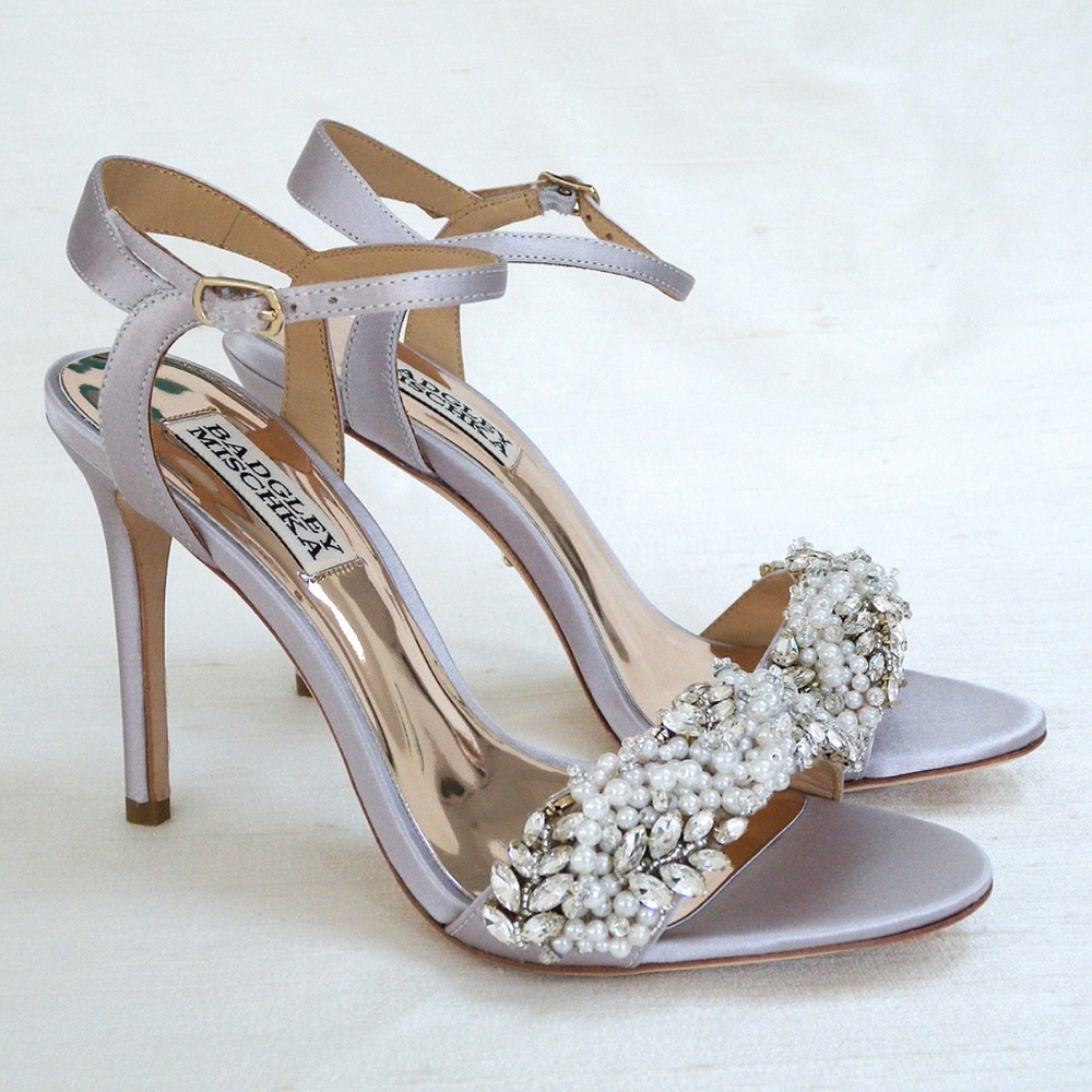 Badgley Mischka Katy Springtime Stiletto Lavende